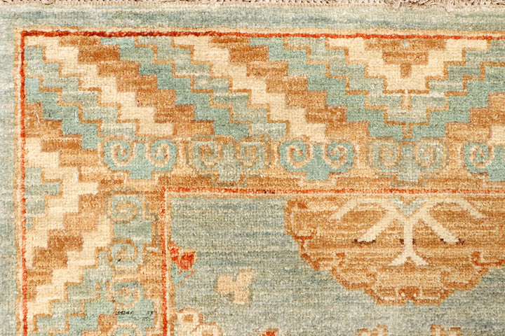 Silver Oushak 2' 6 x 6' - No. 65476 - ALRUG Rug Store