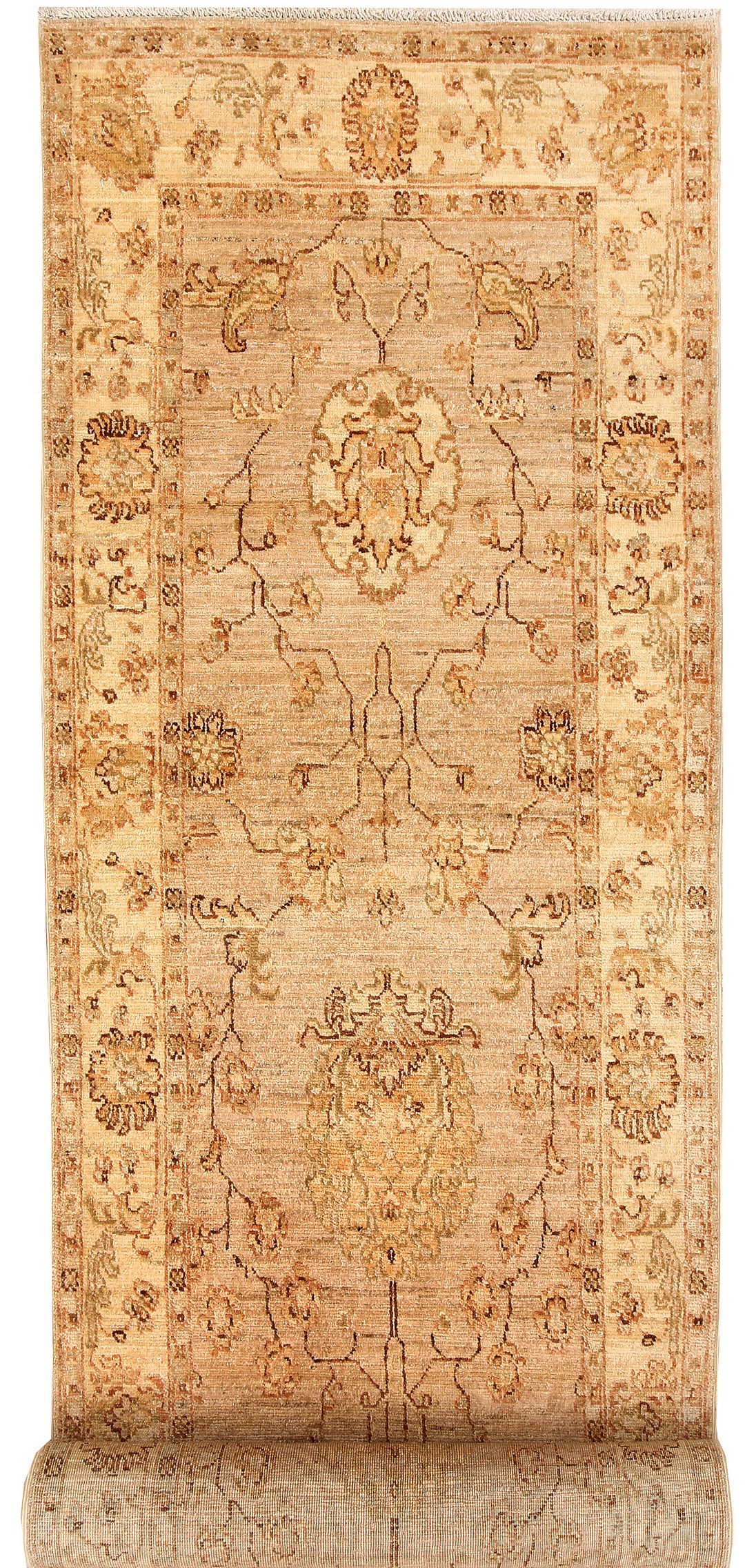 Tan Oushak 2' 7 x 11' 1 - No. 65479 - ALRUG Rug Store