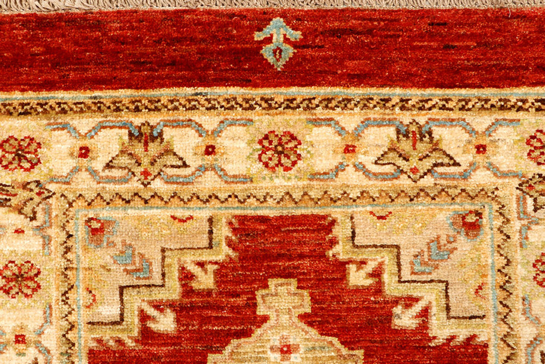 Orange Red Oushak 2'  7" x 8'  2" - No. QA22795