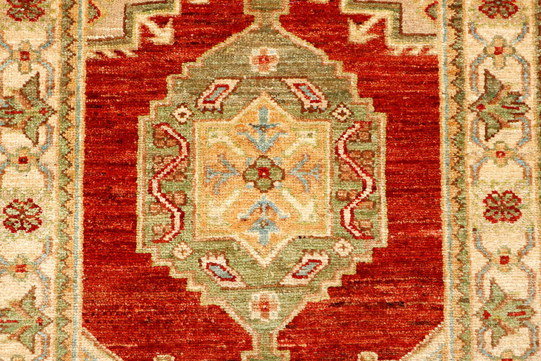 Orange Red Oushak 2'  7" x 8'  2" - No. QA22795