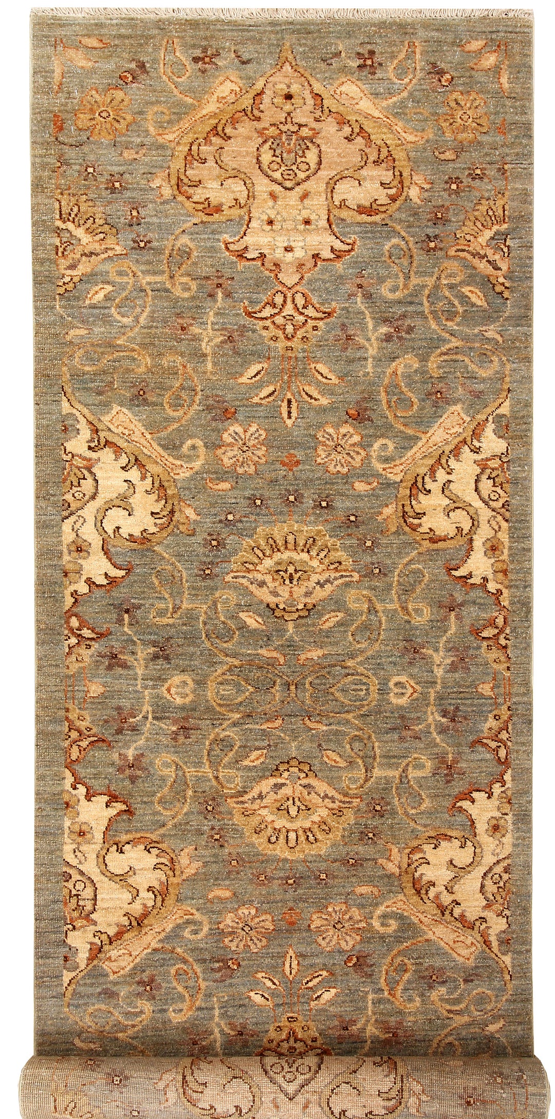 Grey Oushak 2' 7 x 7' 2 - No. 65487 - ALRUG Rug Store