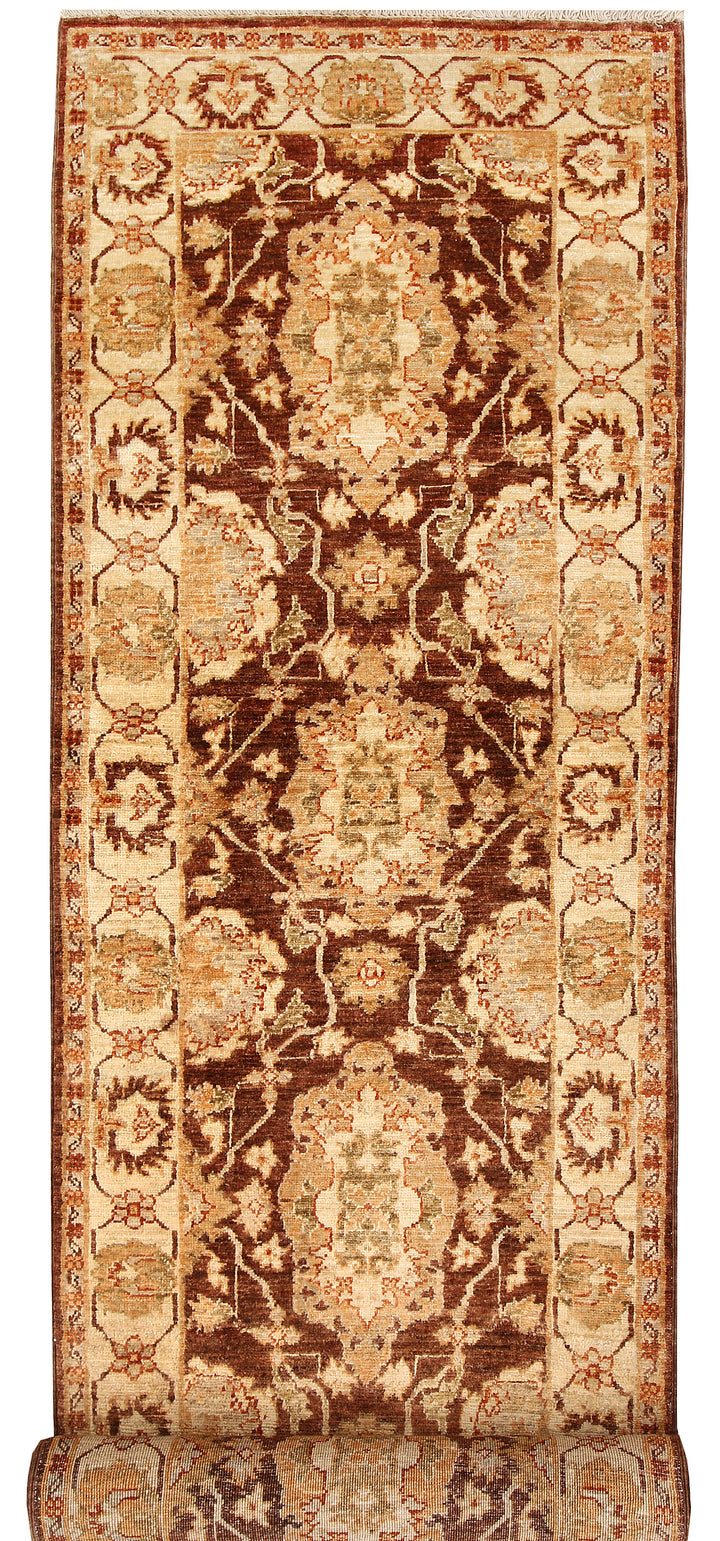 Saddle Brown Oushak 2'  5" x 11' " - No. QA30008