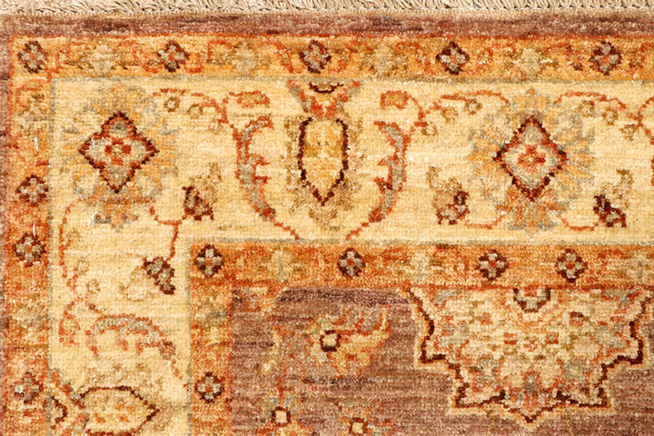 Rosy Brown Oushak 2'  7" x 7'  5" - No. QA57144