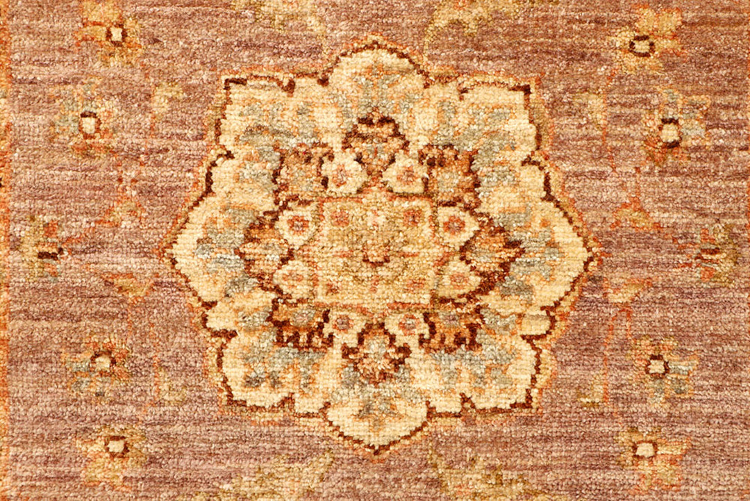 Rosy Brown Oushak 2'  7" x 7'  5" - No. QA57144