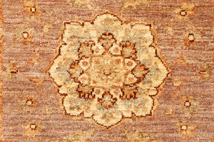 Rosy Brown Oushak 2'  7" x 7'  5" - No. QA57144