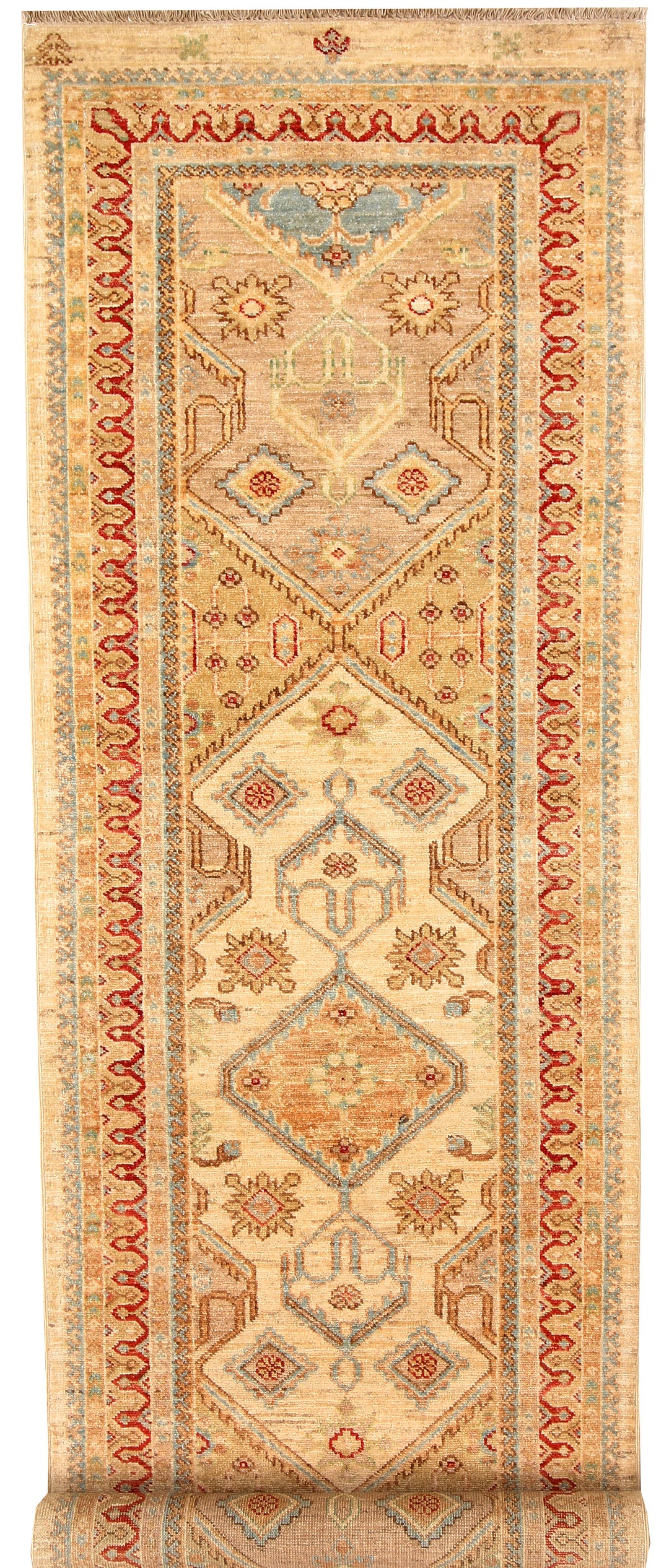 Multi Colored Oushak 2' 4 x 8' 3 - No. 65503 - ALRUG Rug Store