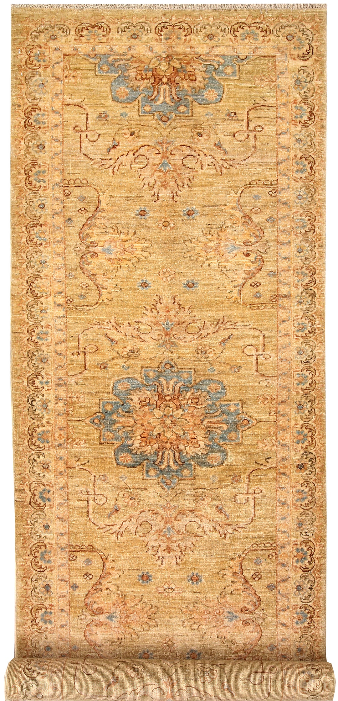 Navajo White Oushak 2' 9 x 7' 8 - No. 65510 - ALRUG Rug Store