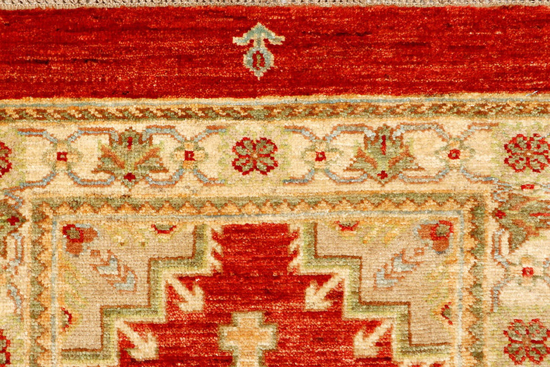 Red Oushak 2'  9" x 7'  10" - No. QA77774