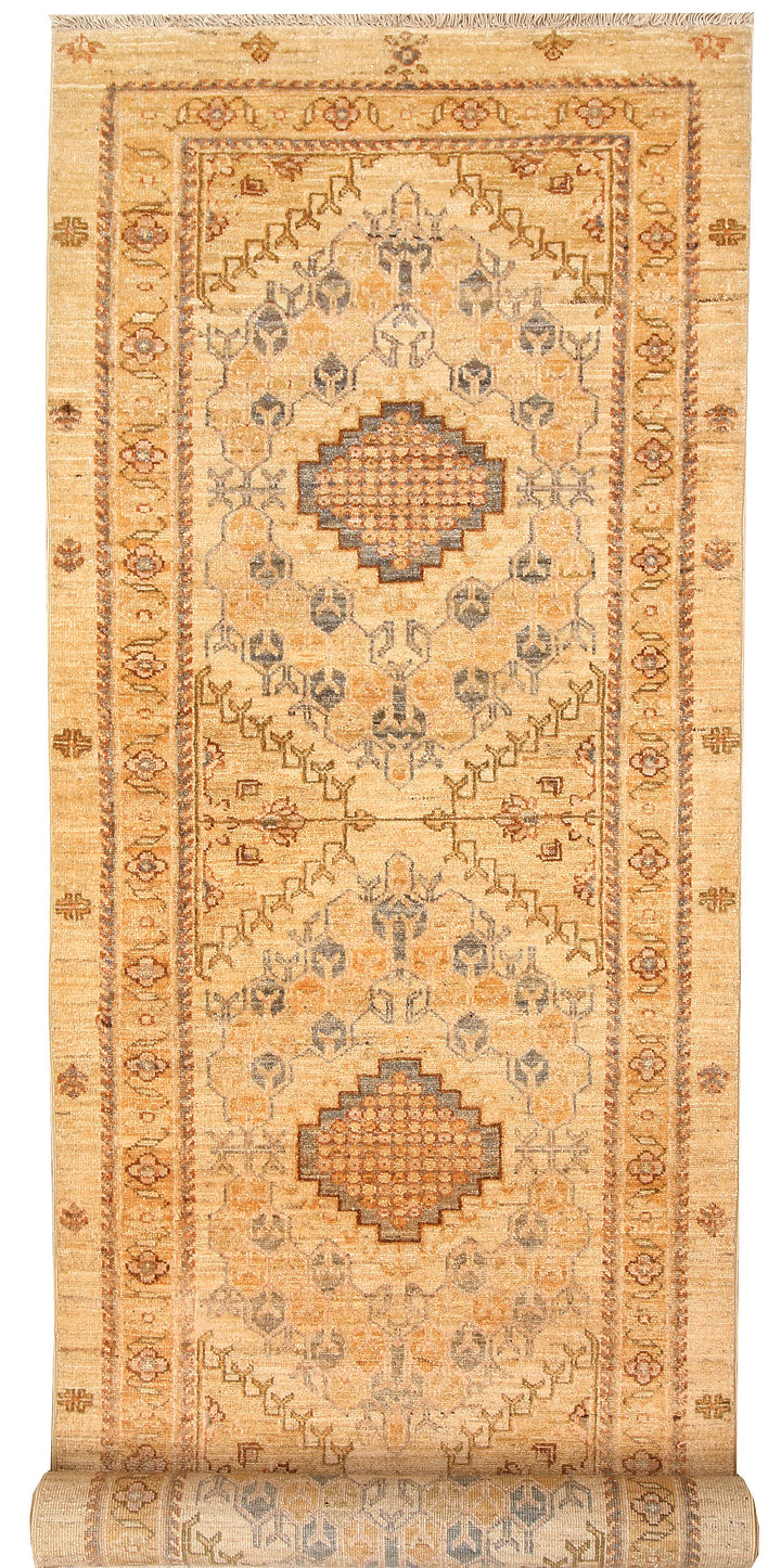 Navajo White Oushak 2'  8" x 8'  11" - No. QA85248