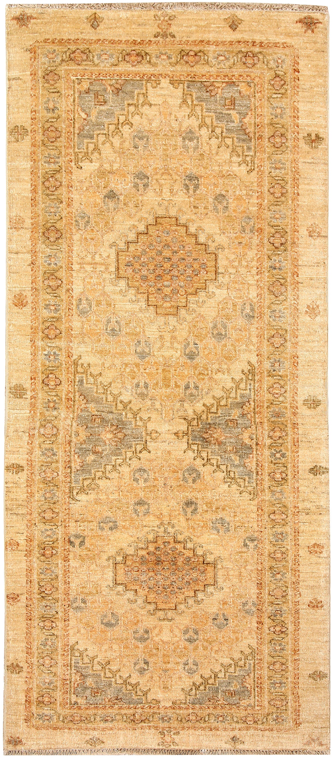 Navajo White Oushak 2' 7 x 5' 8 - No. 65515 - ALRUG Rug Store