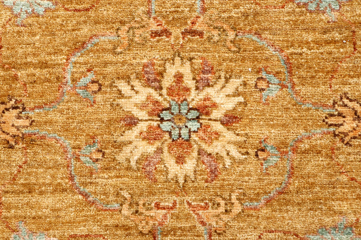 Dark Goldenrod Oushak 2'  9" x 8'  11" - No. QA85924