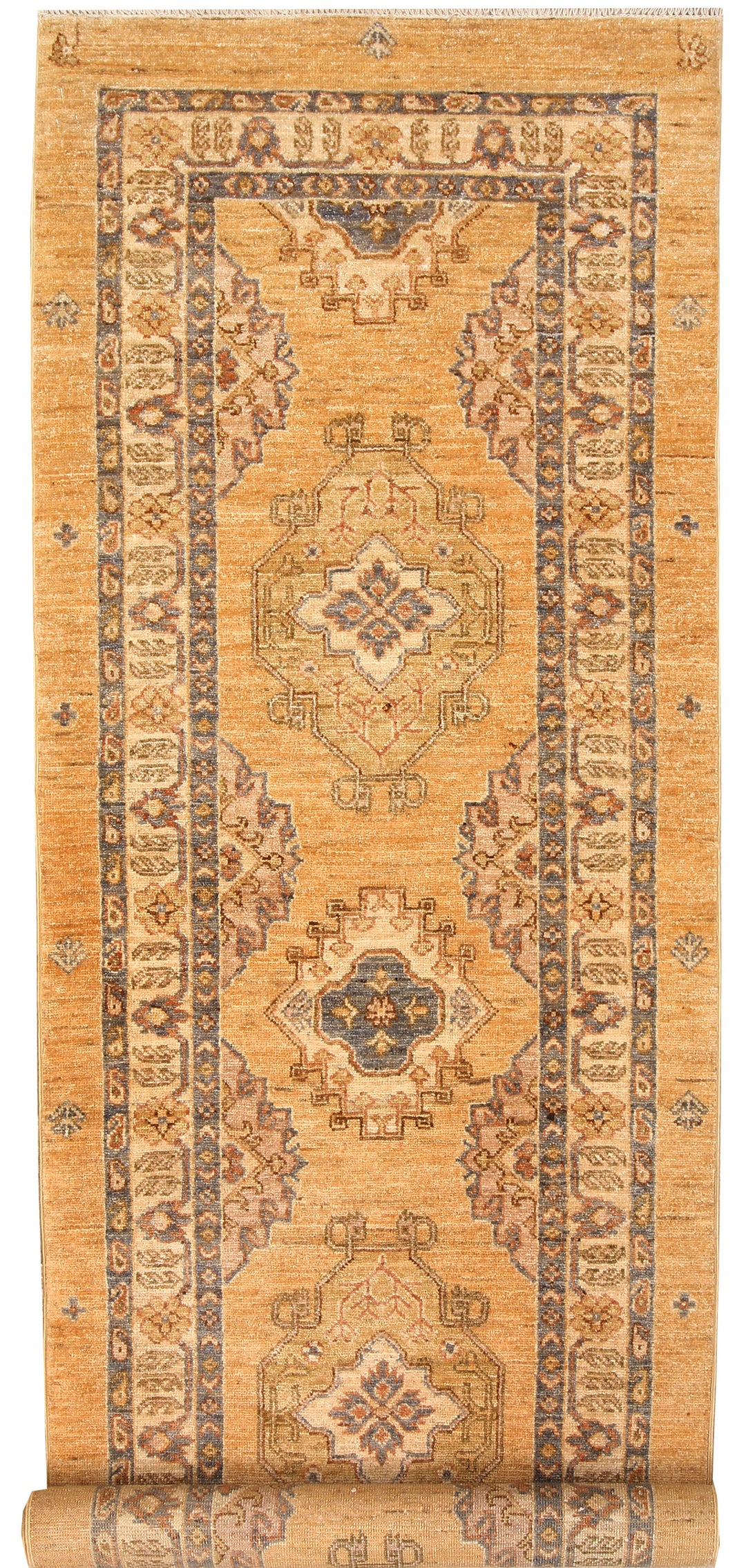 Navajo White Oushak 2' 7 x 8' - No. 65520 - ALRUG Rug Store
