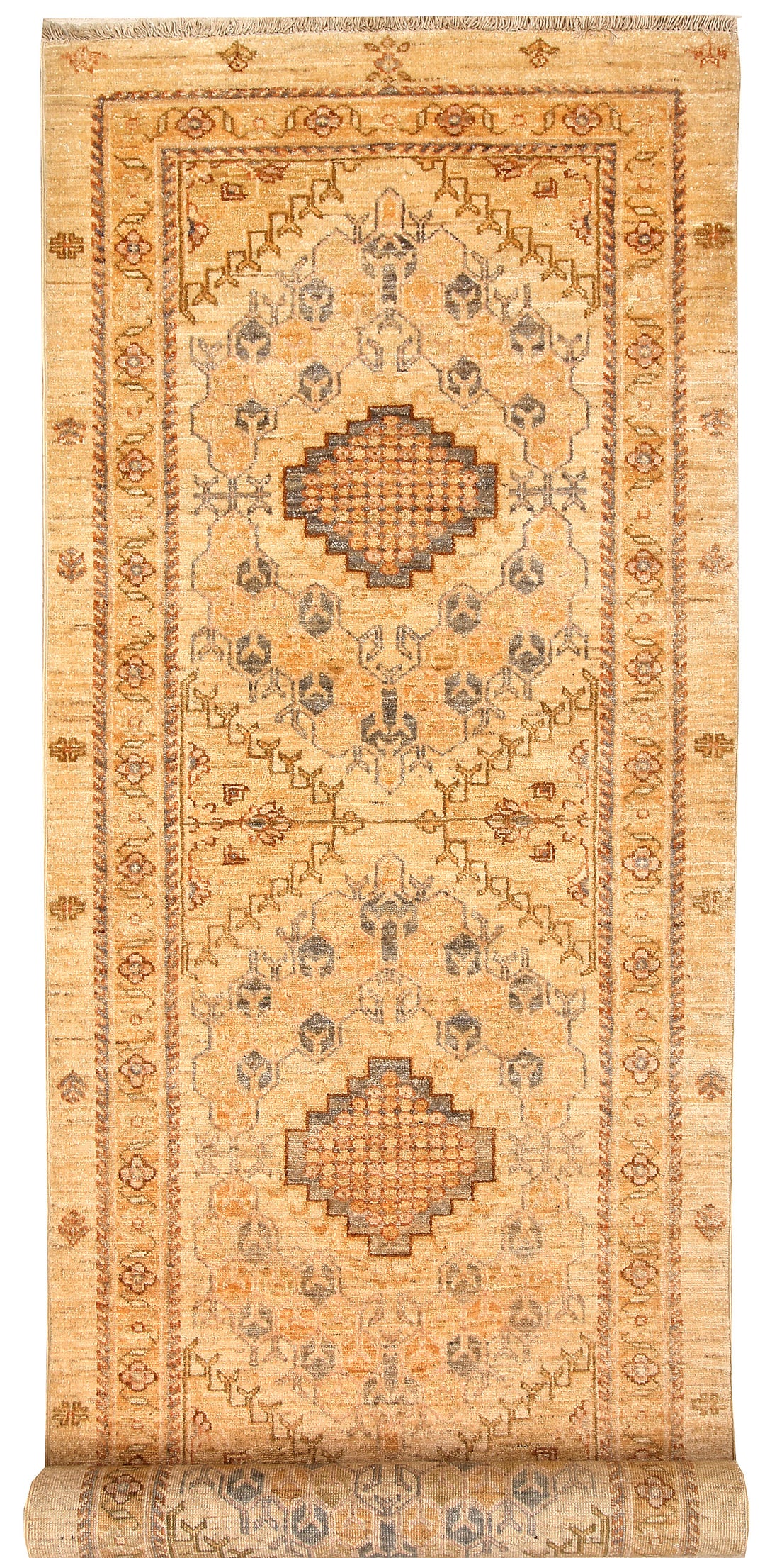 Navajo White Oushak 2' 9 x 8' 11 - No. 65523 - ALRUG Rug Store