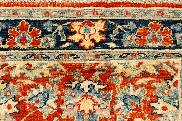 Orange Red Ziegler 2'  7" x 9'  9" - No. QA28665