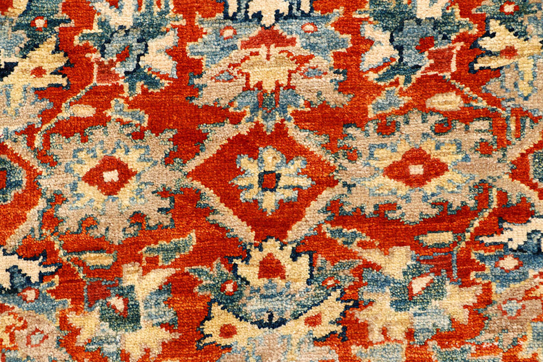 Orange Red Ziegler 2'  7" x 9'  9" - No. QA28665