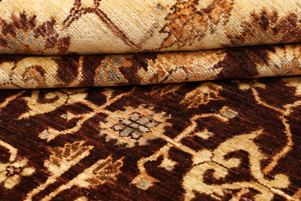 Saddle Brown Ziegler 6' 6 x 9' 8 - No. 65536 - ALRUG Rug Store