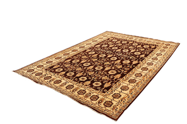 Saddle Brown Ziegler 6'  6" x 9'  8" - No. QA53204