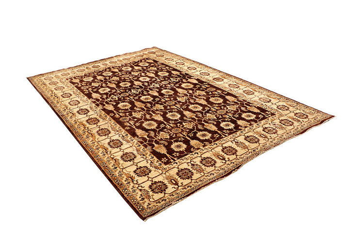 Saddle Brown Ziegler 6'  6" x 9'  8" - No. QA53204