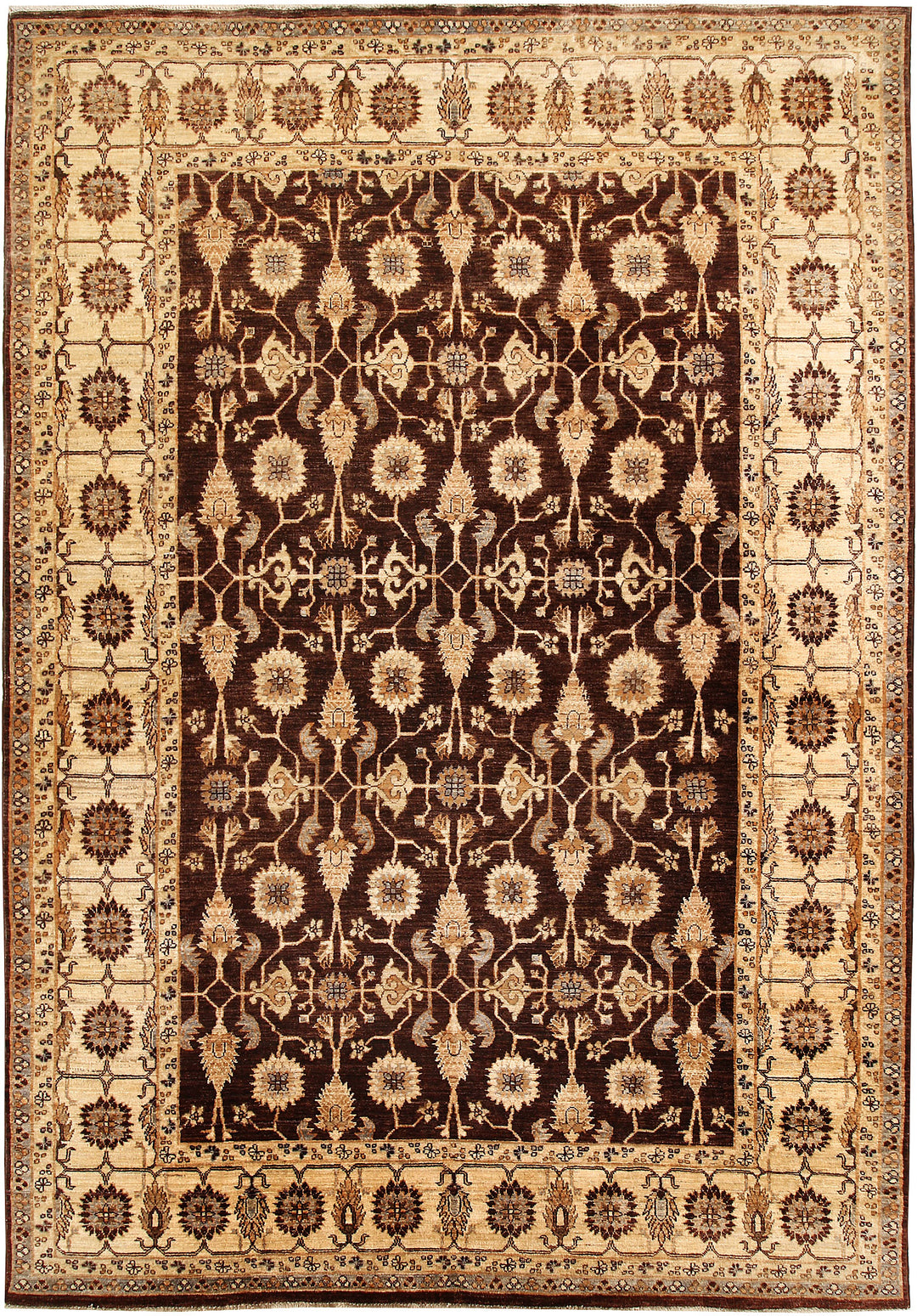 Saddle Brown Ziegler 6' 6 x 9' 8 - No. 65536 - ALRUG Rug Store