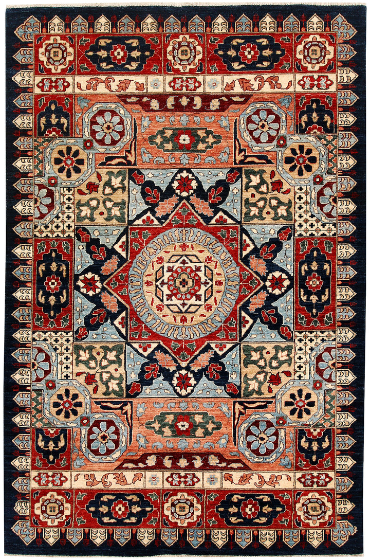 Multi Colored Mamluk 5' 11 x 8' 11 - No. 65538 - ALRUG Rug Store