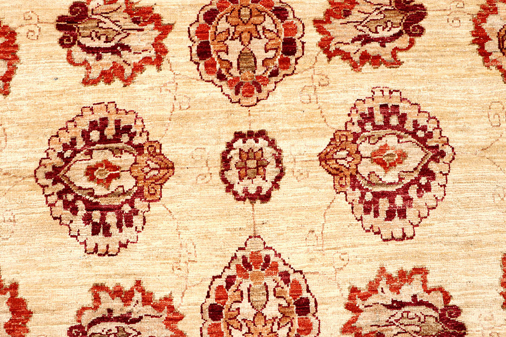 Navajo White Oushak 6' 2 x 7' 9 - No. 65539 - ALRUG Rug Store