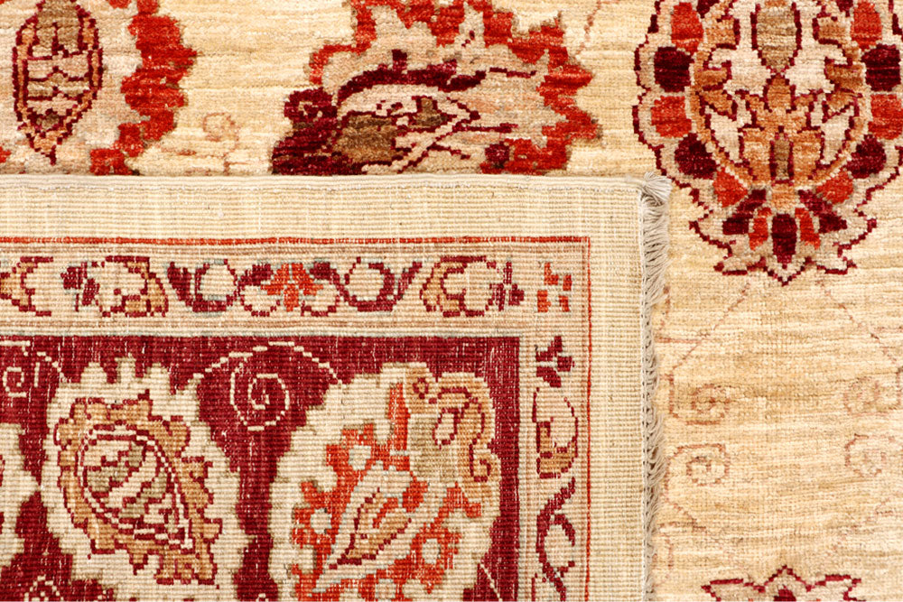 Navajo White Oushak 6' 2 x 7' 9 - No. 65539 - ALRUG Rug Store