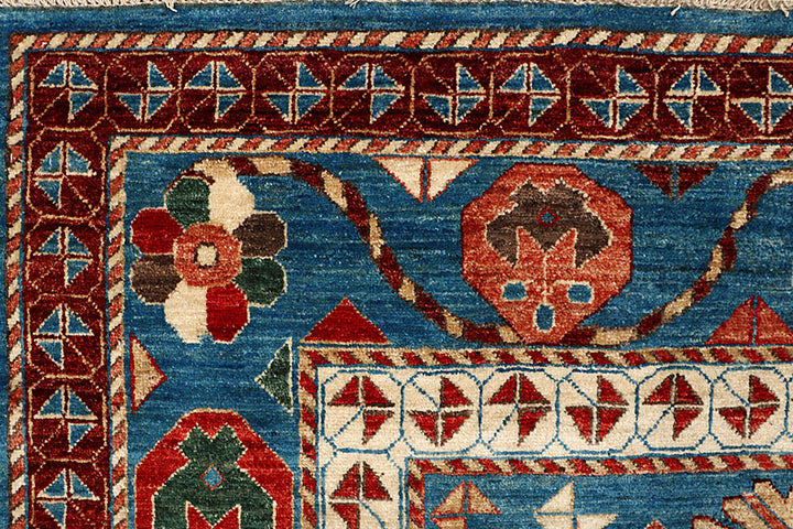 Deep Sky Blue Oushak 6' x 8' 7 - No. 65541 - ALRUG Rug Store