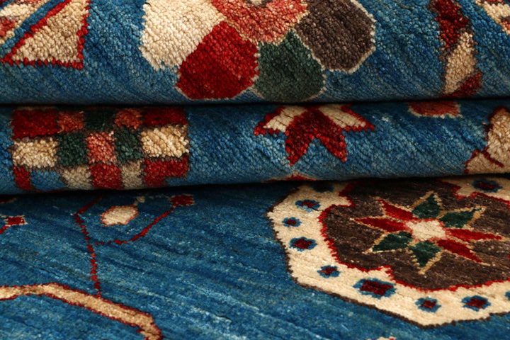 Deep Sky Blue Oushak 6'  x" 8'  7" - No. QA41040