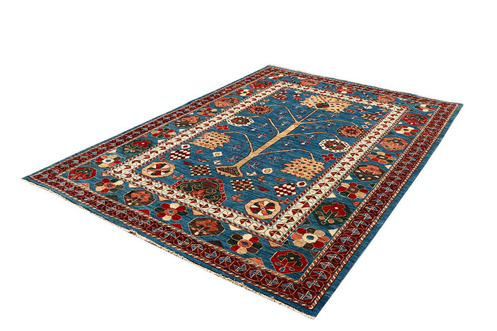 Deep Sky Blue Oushak 6' x 8' 7 - No. 65541 - ALRUG Rug Store
