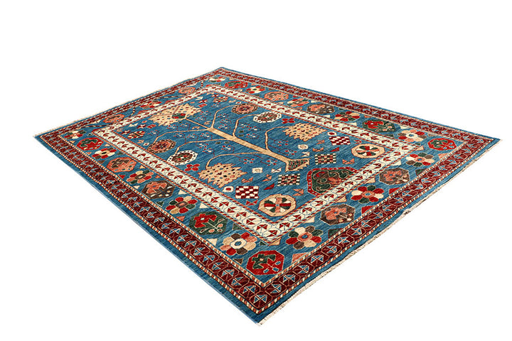 Deep Sky Blue Oushak 6'  x" 8'  7" - No. QA41040