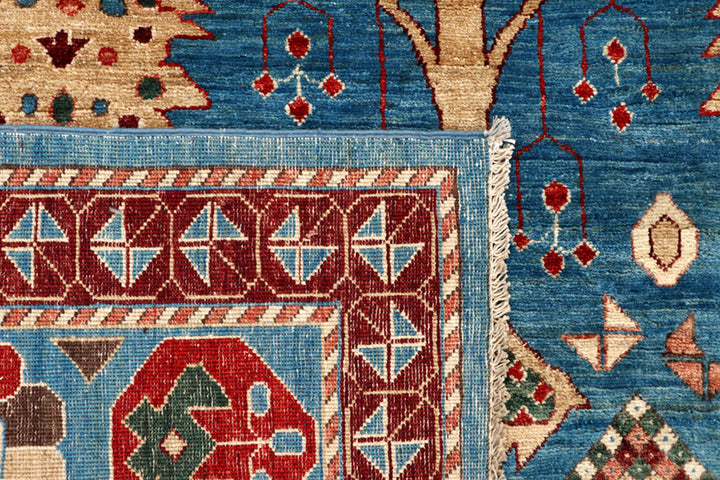 Deep Sky Blue Oushak 6'  x" 8'  7" - No. QA41040