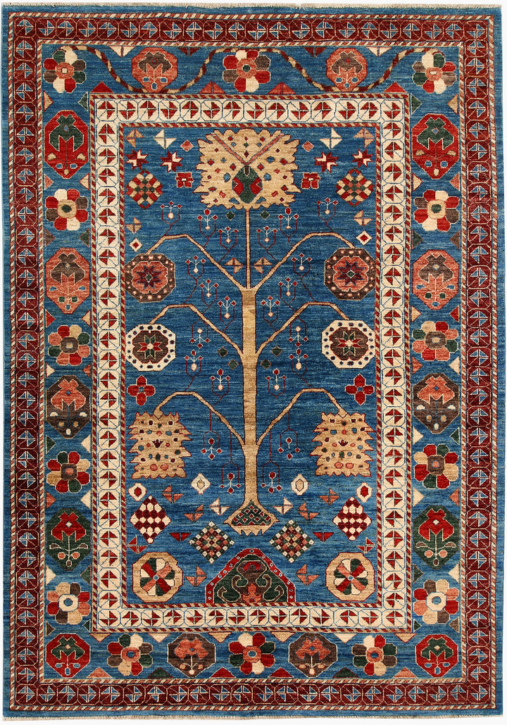 Deep Sky Blue Oushak 6'  x" 8'  7" - No. QA41040