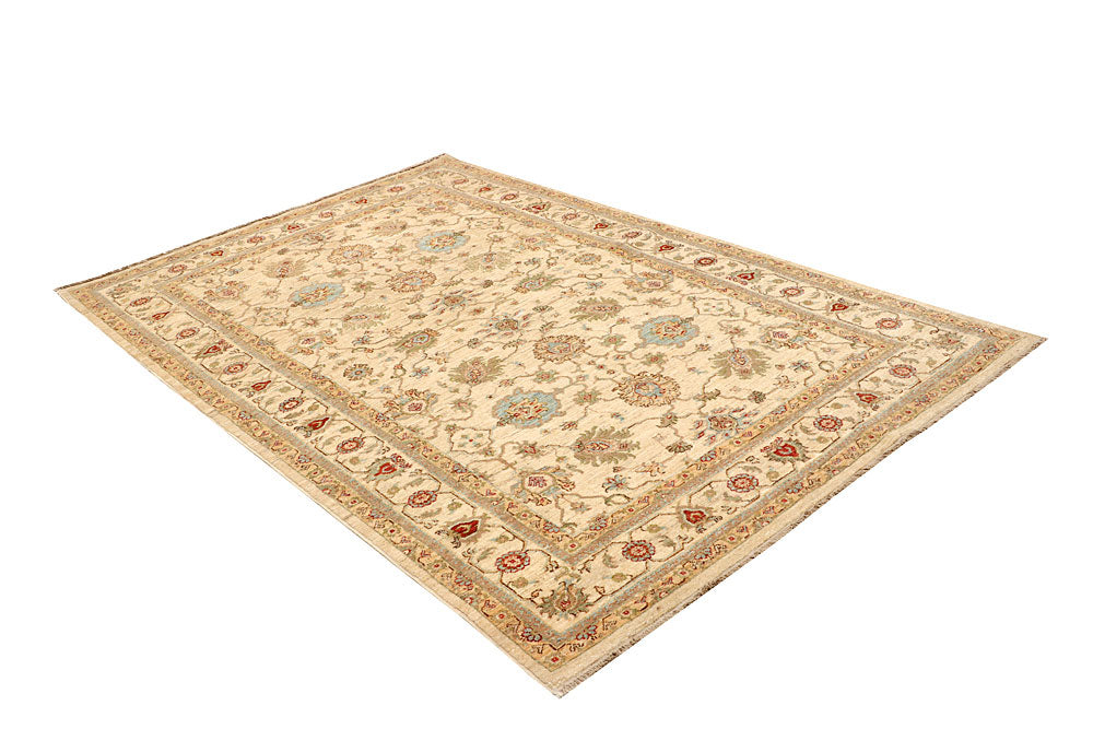 Navajo White Ziegler 5' 5 x 8' 4 - No. 65543 - ALRUG Rug Store