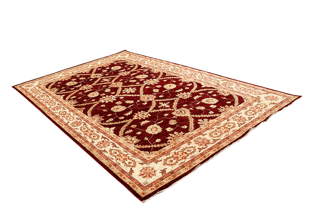 Maroon Ziegler 6' 6 x 10' 2 - No. 65545 - ALRUG Rug Store