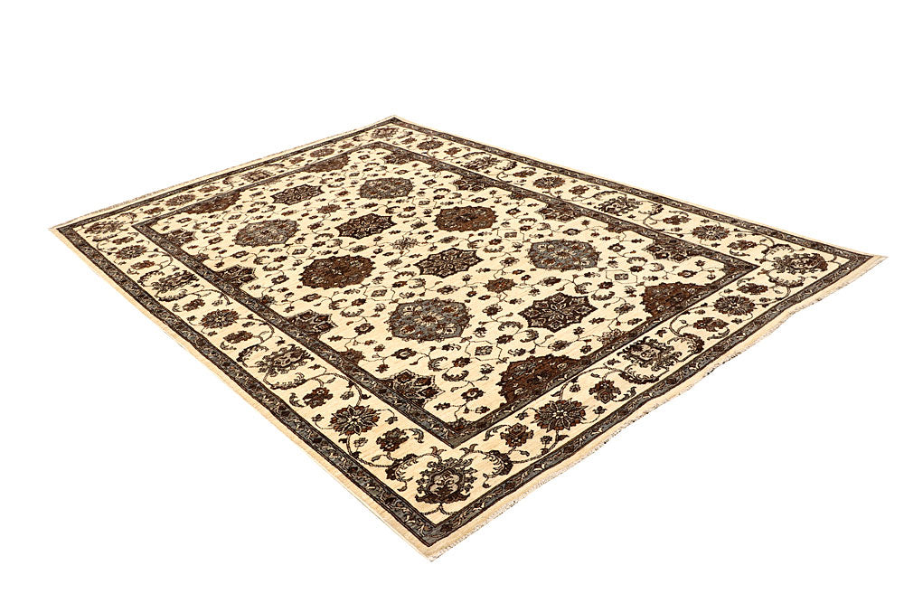 Blanched Almond Ziegler 5' 11 x 8' 6 - No. 65546 - ALRUG Rug Store