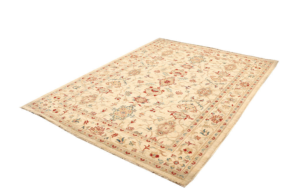 Navajo White Ziegler 5' 10 x 8' - No. 65547 - ALRUG Rug Store
