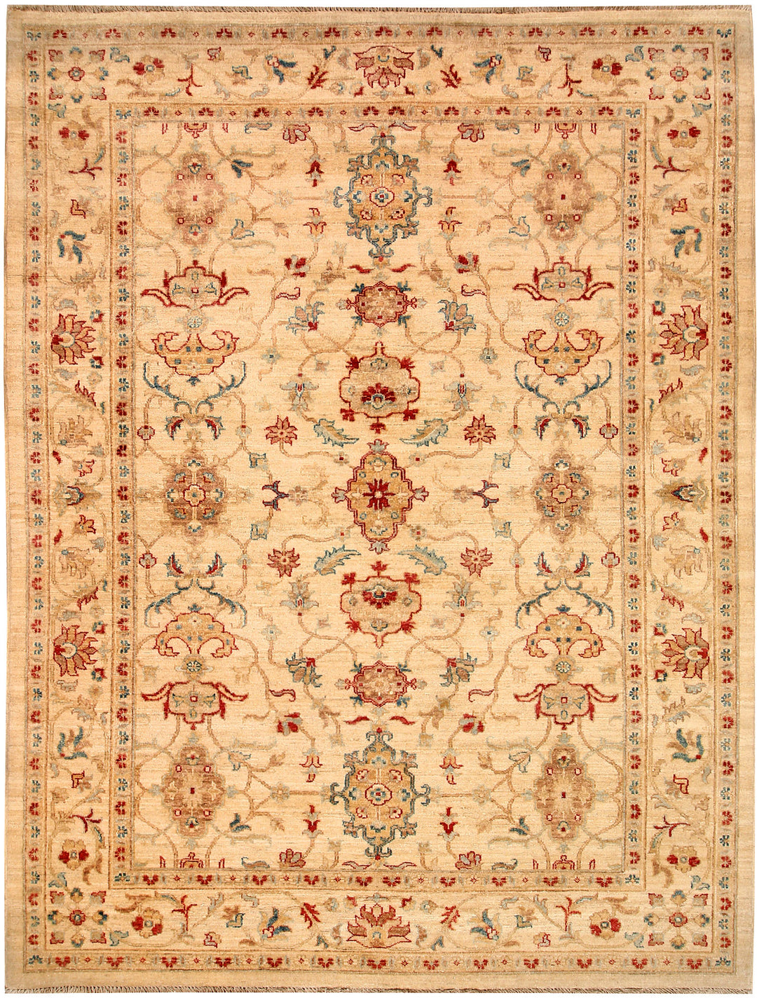 Navajo White Ziegler 5' 10 x 8' - No. 65547 - ALRUG Rug Store