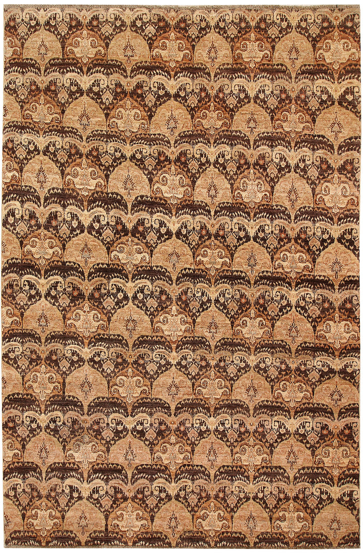 Tan Ikat 5'  5" x 8'  1" - No. QA59742