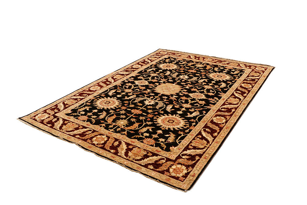 Saddle Brown Ziegler 6' x 8' 8 - No. 65549 - ALRUG Rug Store