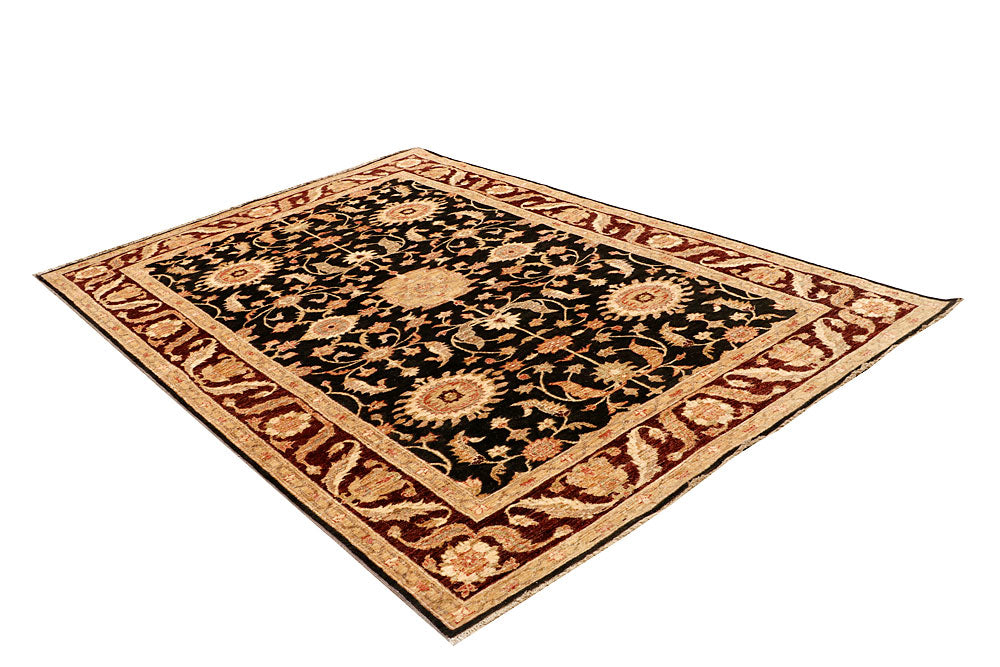 Saddle Brown Ziegler 6' x 8' 8 - No. 65549 - ALRUG Rug Store