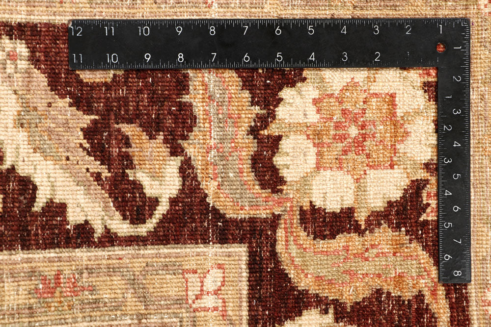 Saddle Brown Ziegler 6' x 8' 8 - No. 65549 - ALRUG Rug Store