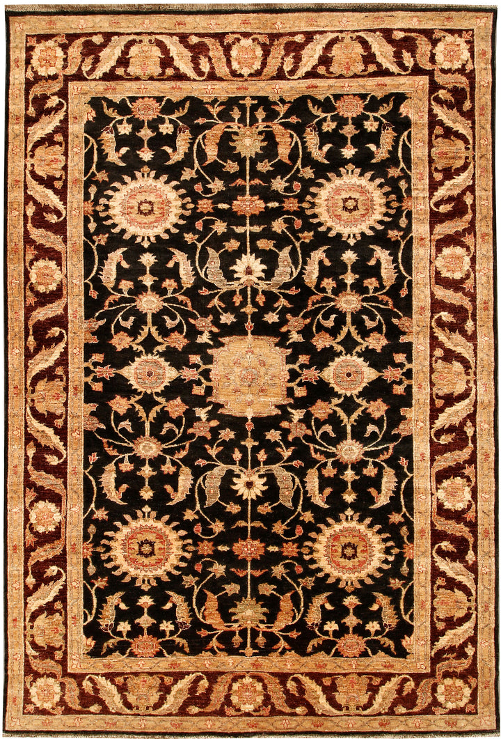 Saddle Brown Ziegler 6' x 8' 8 - No. 65549 - ALRUG Rug Store
