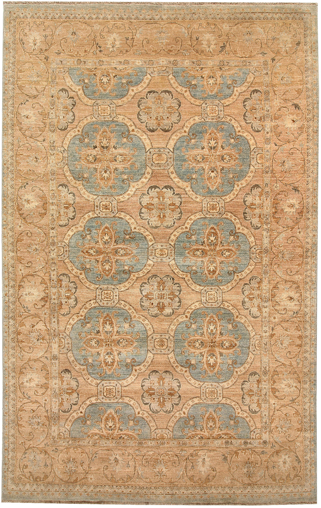 Navajo White Ziegler 5' 10 x 9' 5 - No. 65553 - ALRUG Rug Store