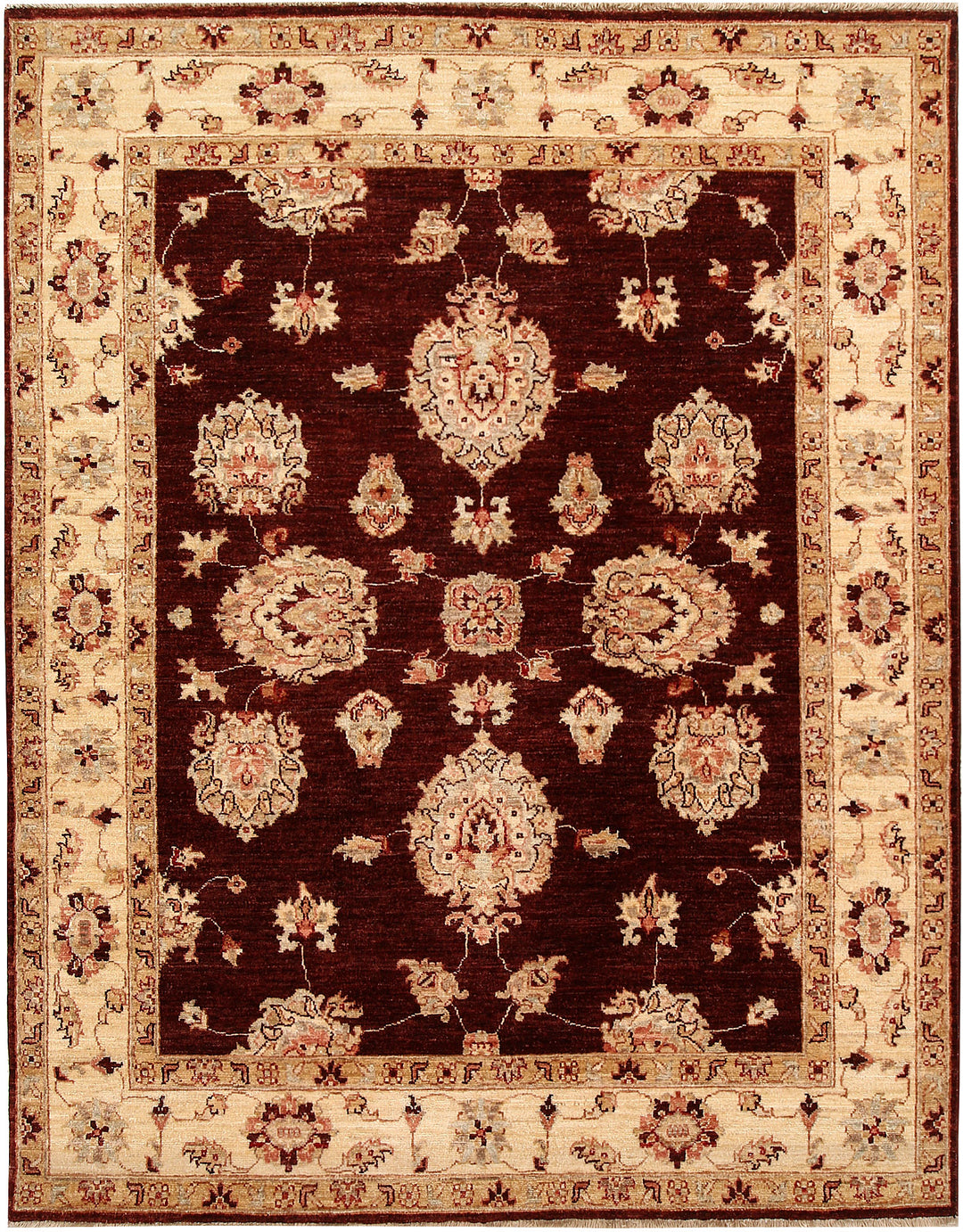 Maroon Oushak 5' 2 x 6' 7 - No. 65555 - ALRUG Rug Store