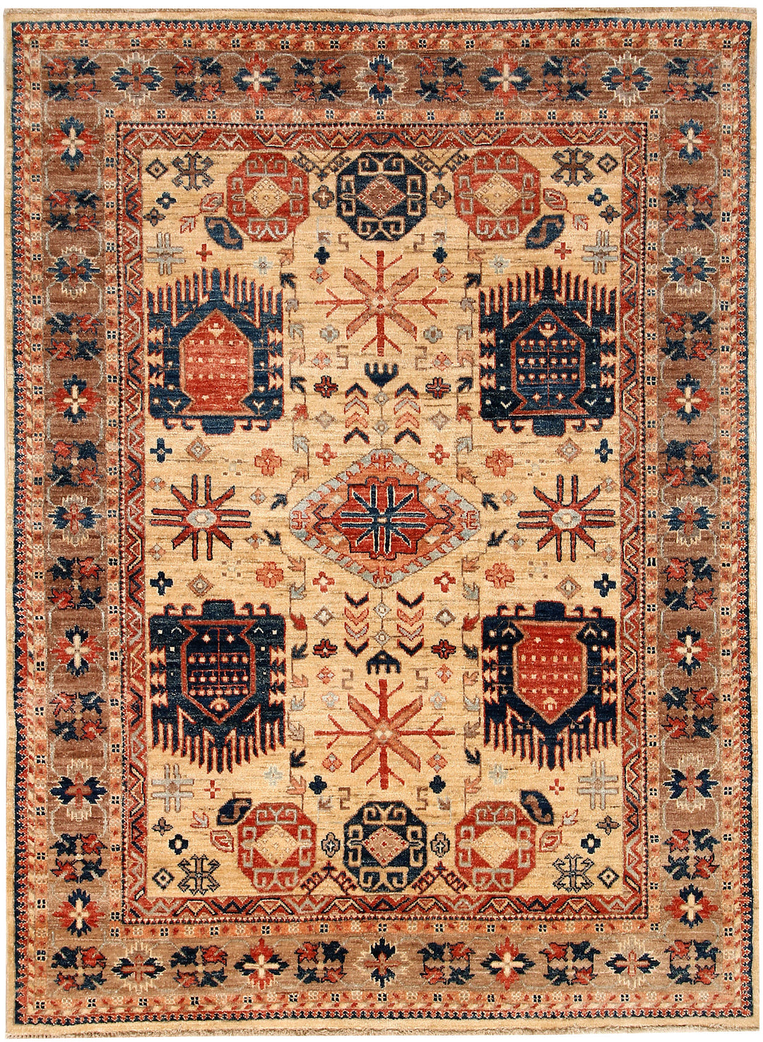 Navajo White Oushak 4' 11 x 6' 7 - No. 65558 - ALRUG Rug Store
