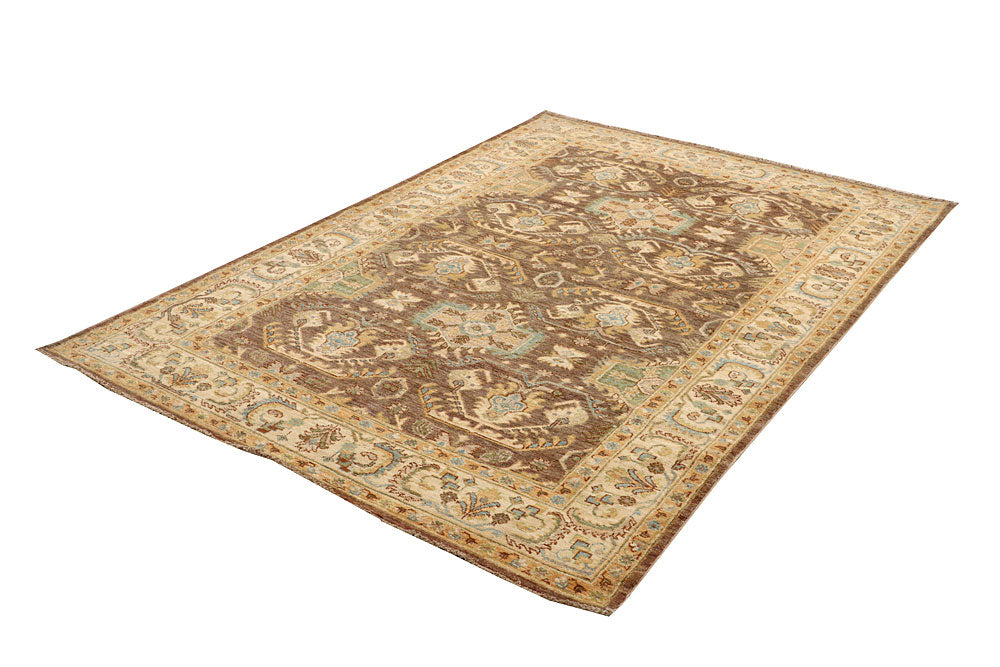 Saddle Brown Ziegler 5' x 7' 2 - No. 65560 - ALRUG Rug Store