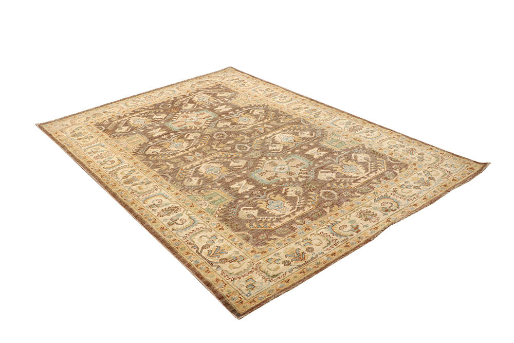 Saddle Brown Ziegler 5' x 7' 2 - No. 65560 - ALRUG Rug Store