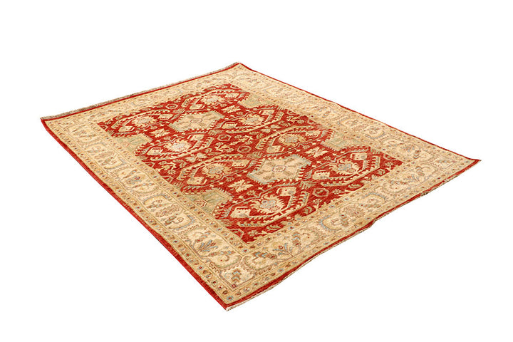 Orange Red Ziegler 5' 1 x 6' 6 - No. 65561 - ALRUG Rug Store