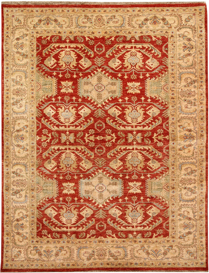 Orange Red Ziegler 5' 1 x 6' 6 - No. 65561 - ALRUG Rug Store