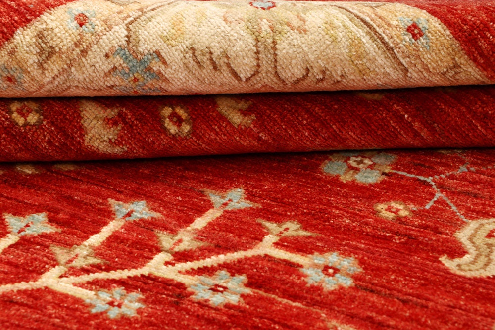 Firebrick Oushak 4' 11 x 7' 1 - No. 65562 - ALRUG Rug Store